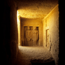 Underground near the pyramid of Chephren
