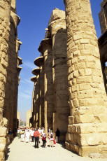 Karnak temple, in the hypostyle hall