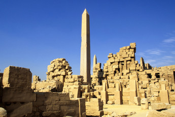 Karnak temple, temple of Amun and obelisks