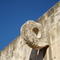 Stone ring at the Ball Court, Chichen Itza