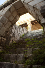 Arch and stairs, Old Chichen