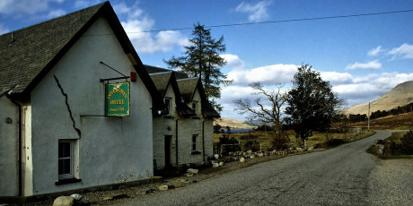 The Inveroran Hotel at Loch Tulla