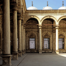 Muhammad Ali mosque, courtyard