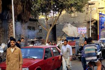 Cairo, street close to Al-Azhar