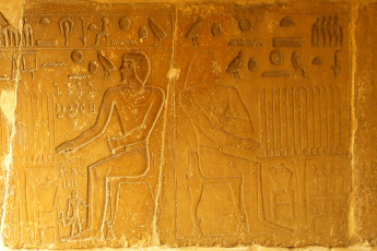 Saqqara, tomb close to the pyramid of Unas