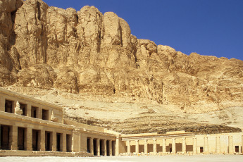 Temple of Hatshepsut, birth colonnade and Anubis chapel