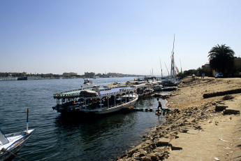 Eastern bank of the Nile at Luxor