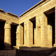 Medinet Habu, second courtyard