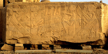 Kom Ombo, relief of Sobek and Haroeris