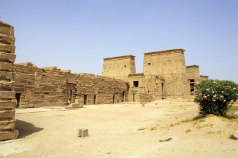 Philae, western side of the temple