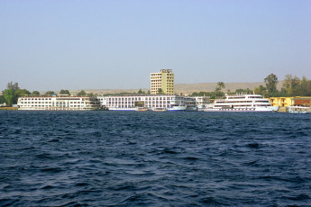 Cruise ships in Aswan