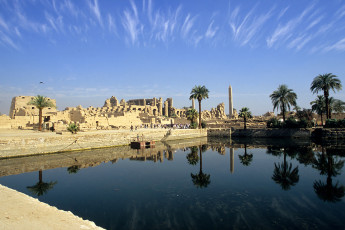 Karnak temple, sacred lake