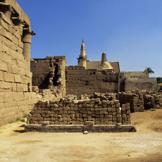 Luxor temple, pile of stones