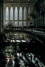 The entrance hall of the World Trade Center in 1999