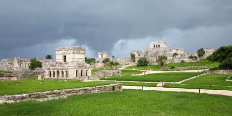 Temple of the Frescos and The Castle, Tulum