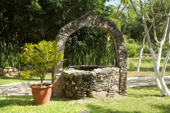 The well, Hacienda Chichen, Yucatan