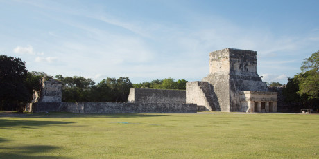 The Ball Court and the Temple of the Jaguar, Chichen Itza