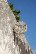 Stone ring at the Ball Court, Chichen Itza